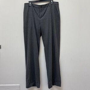Paloma Wool Grey Striped Wool Trouser